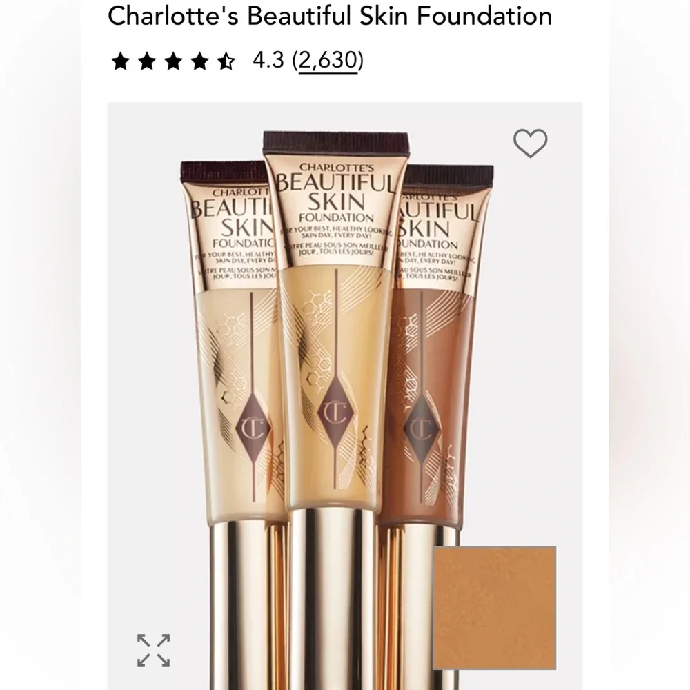 Charlotte Tilbury Beautiful Skin Foundation - Warm Tan